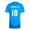 Nogometni Dres Italija Nicolo Barella 18 Domaći Euro 2024 Nogometni Dres Italija Nicolo Barella 18 Domaći Euro 2024
